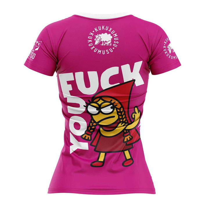 Playera manga corta mujer - Kukuxumusu Fuck You