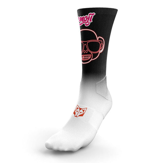 Calcetines Sublimados - Emoji Monkey Neon
