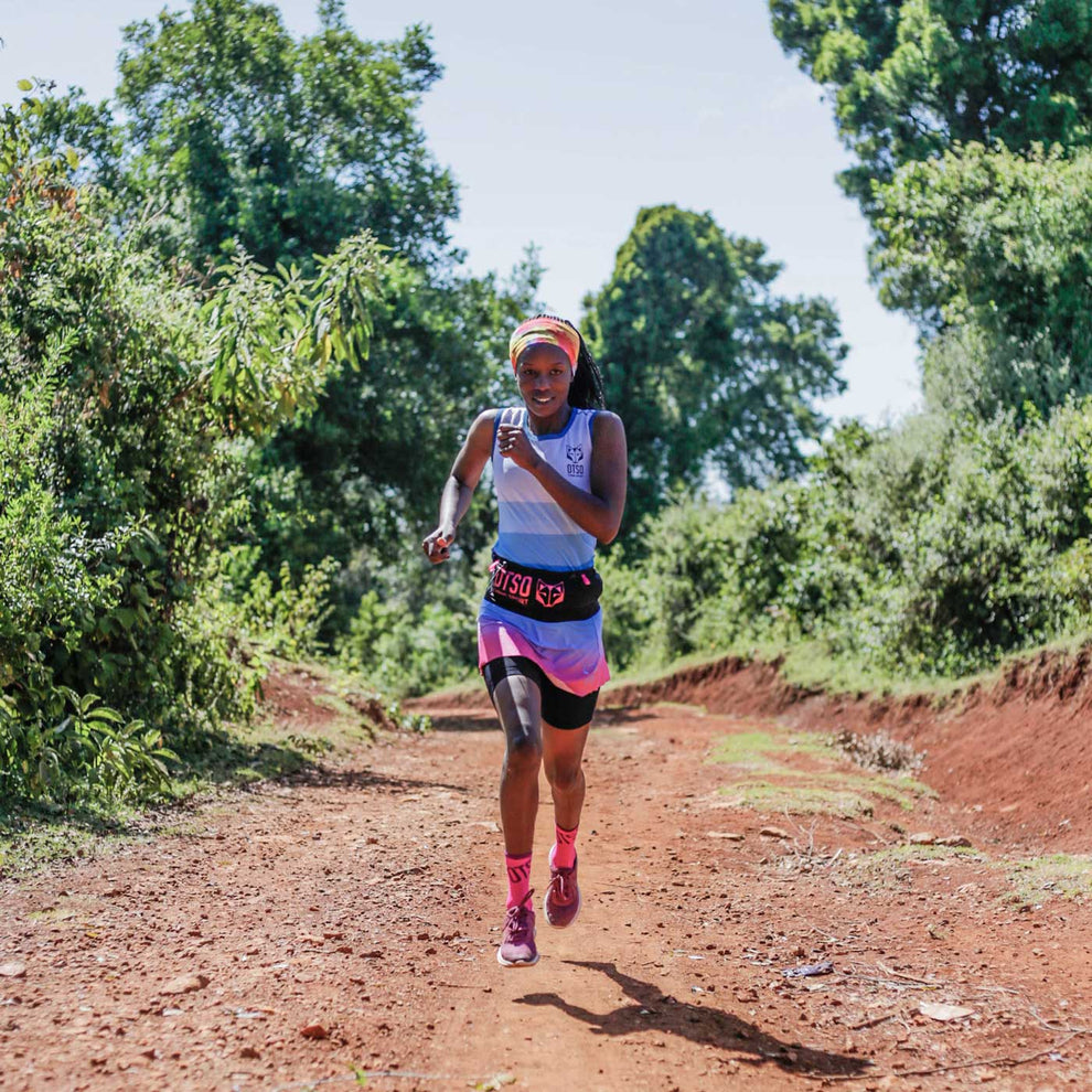 Running belt - Black & Pink