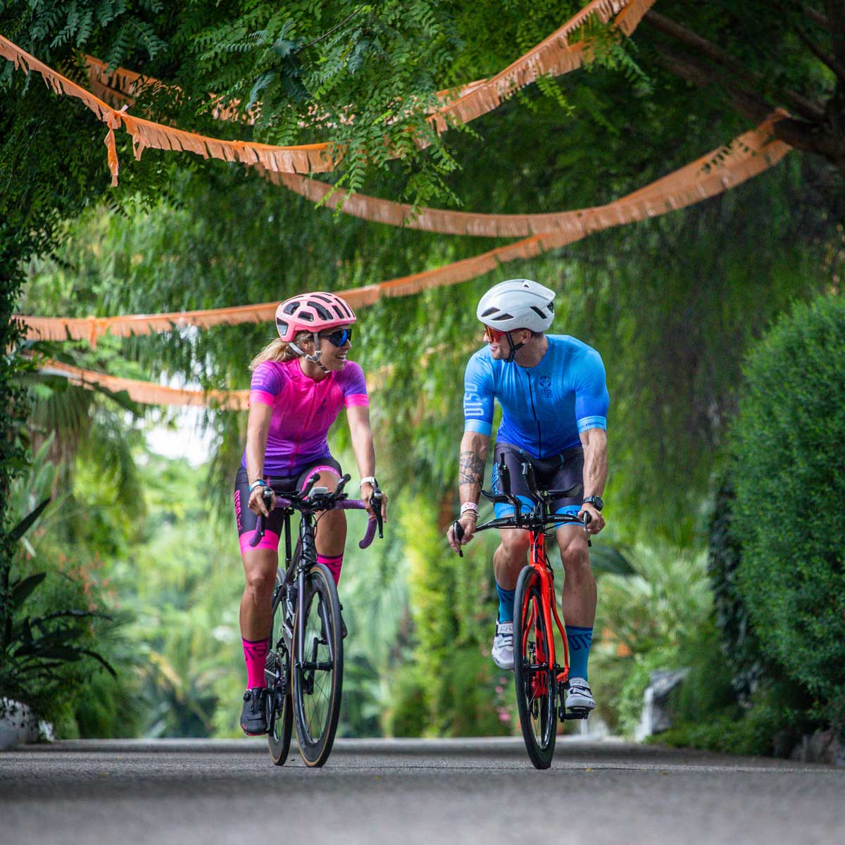 Culotte de ciclismo hombre - Fluo Blue