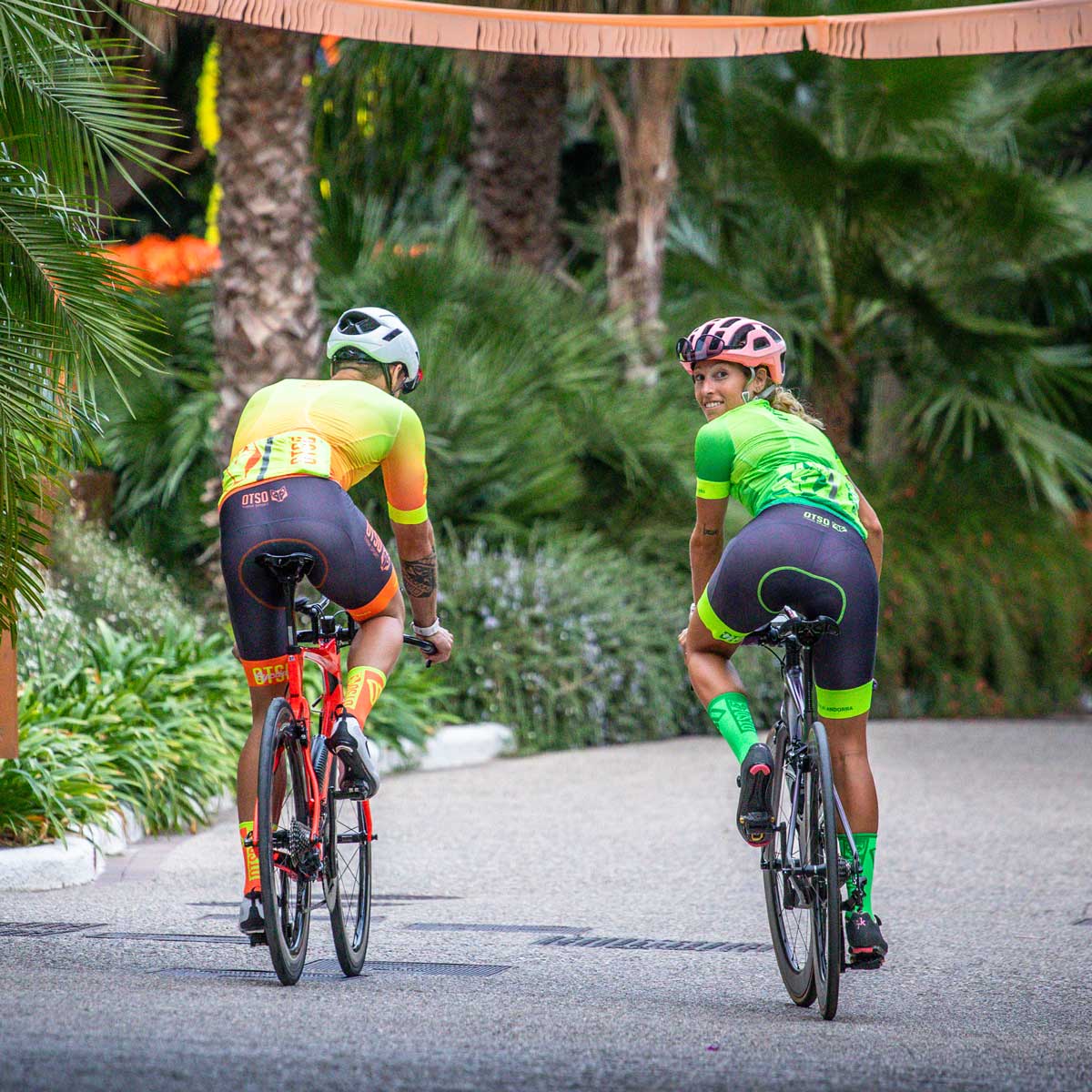 Maillot de ciclismo manga corta hombre - Fluo Green