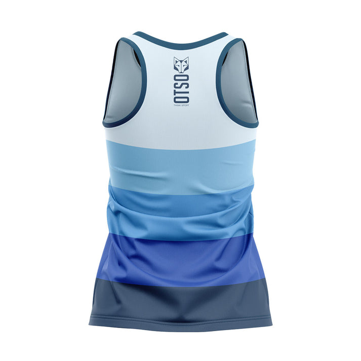Playera sin mangas mujer - Blue