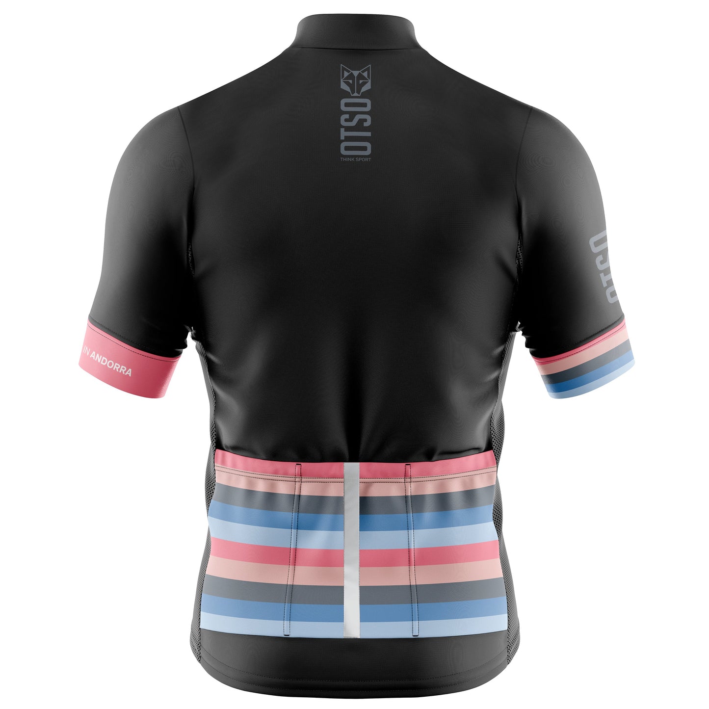 Maillot de ciclismo manga corta hombre - Stripes Black