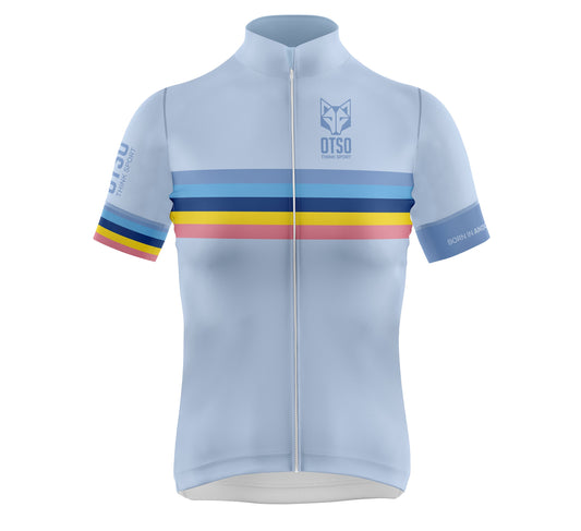 Maillot de ciclismo manga corta mujer - Stripes Turquoise