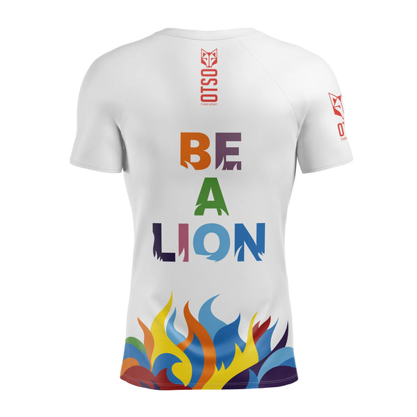 Playera manga corta hombre - Be a Lion