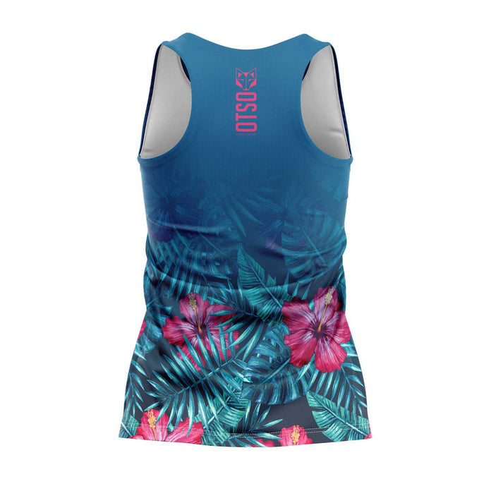 Playera sin mangas mujer - Tropical Dark