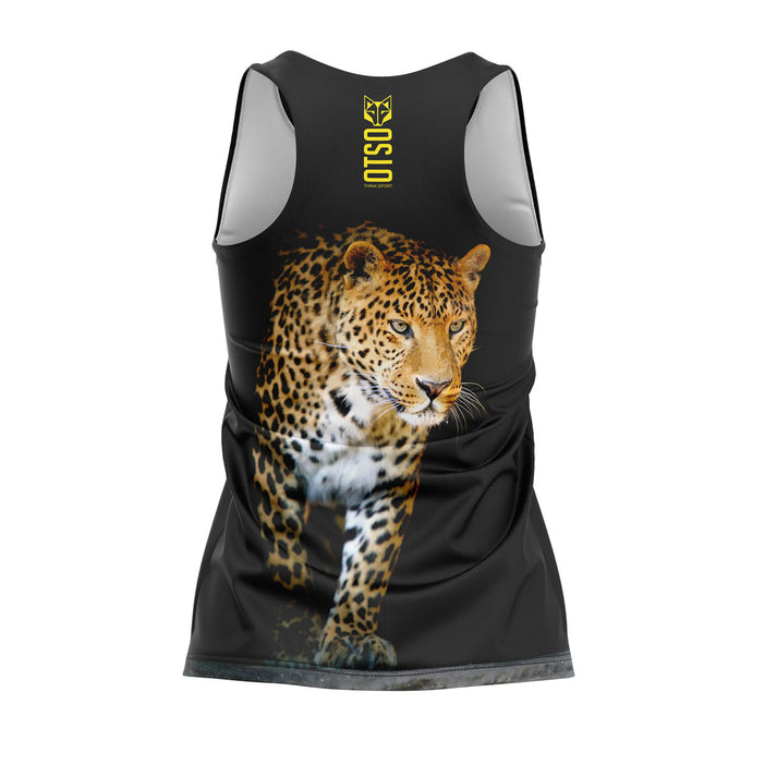 Playera sin mangas mujer - Leopard
