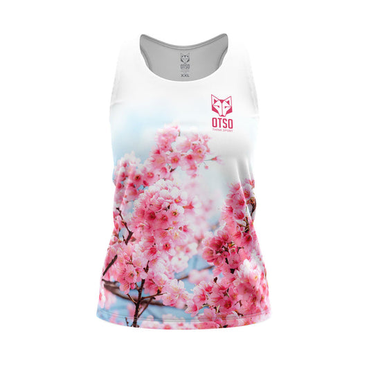 Playera sin mangas mujer - Amond blossom