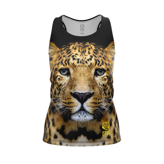 Playera sin mangas mujer - Leopard