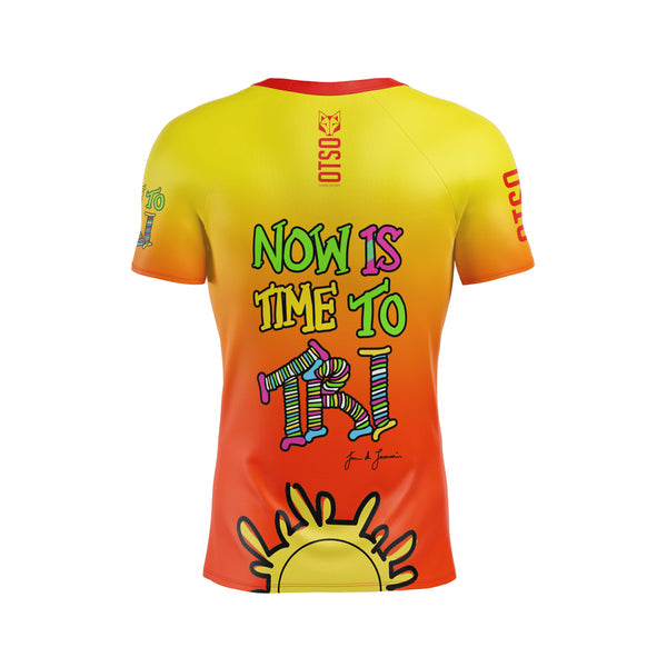 Playera manga corta hombre - Time to Tri Bike