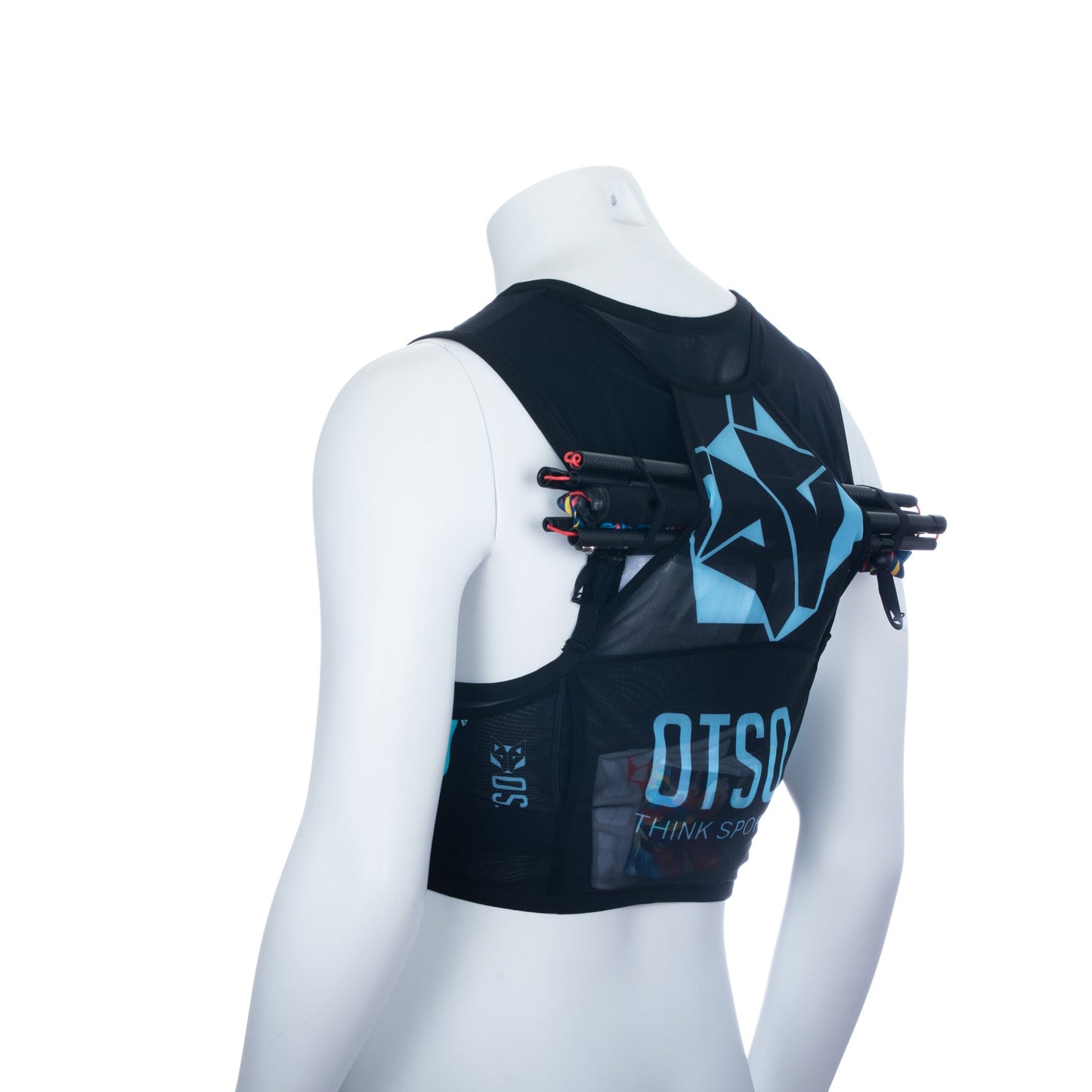 Trail running backpack - Black & Turquoise