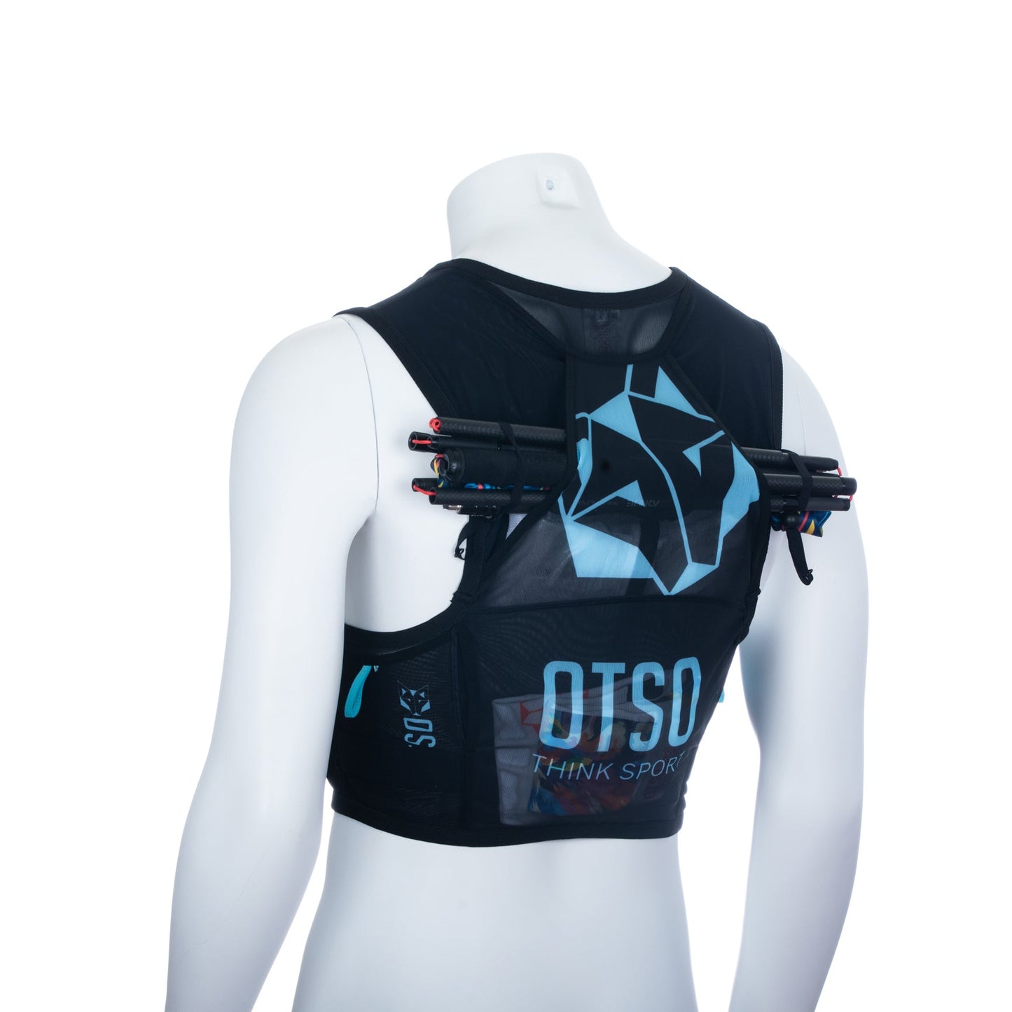 Trail running backpack - Black & Turquoise