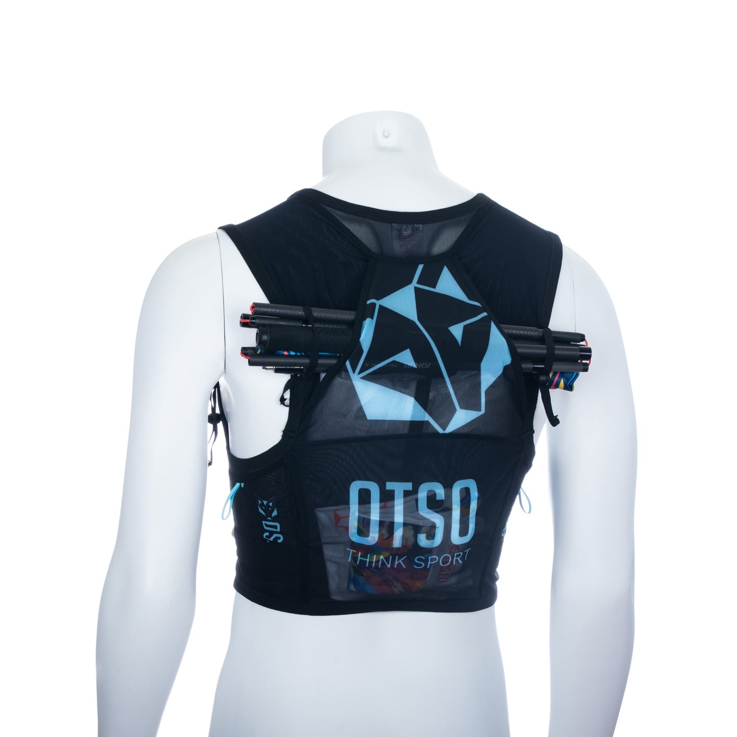 Trail running backpack - Black & Turquoise
