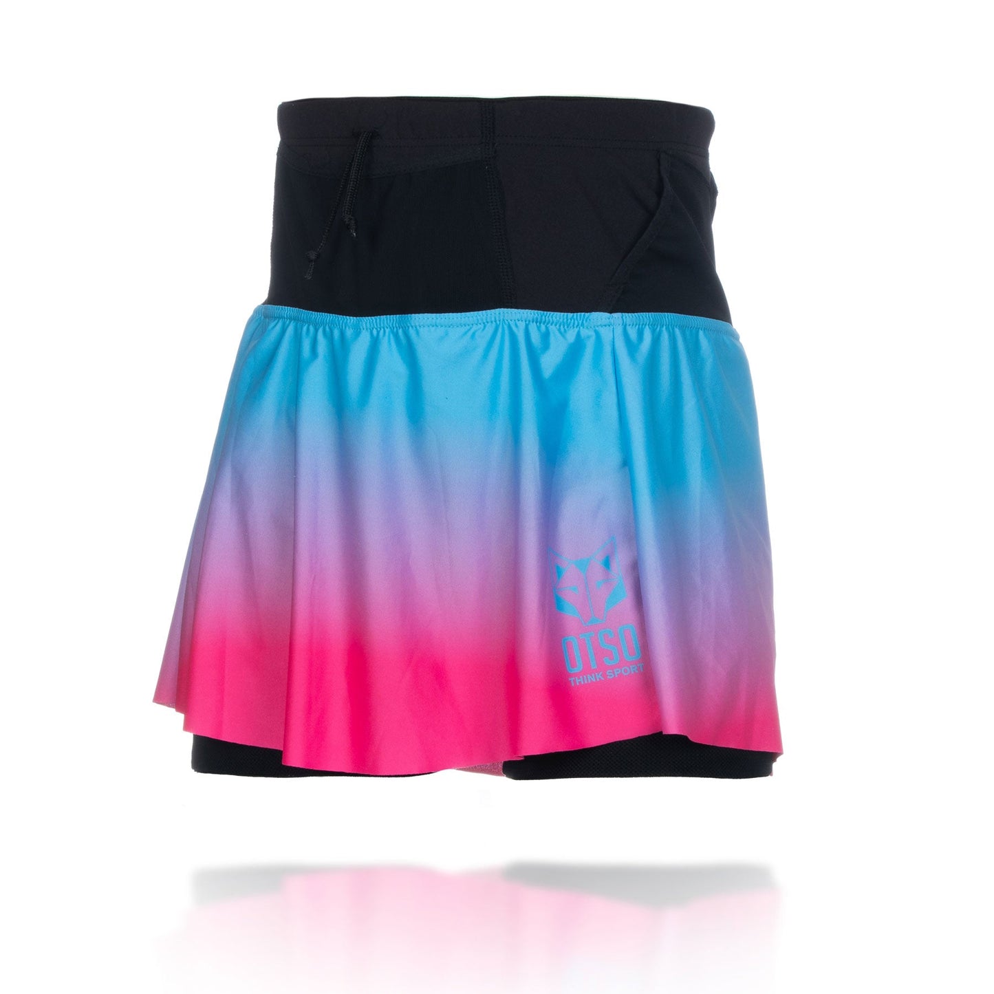 Falda mujer - Light Blue & Fluo Pink