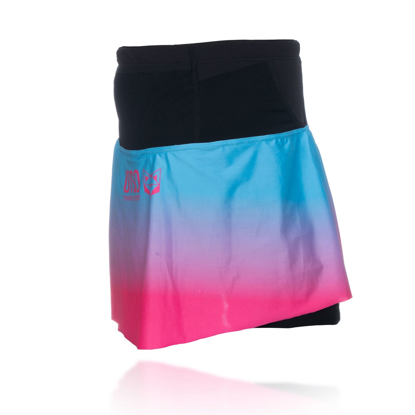 Falda mujer - Light Blue & Fluo Pink