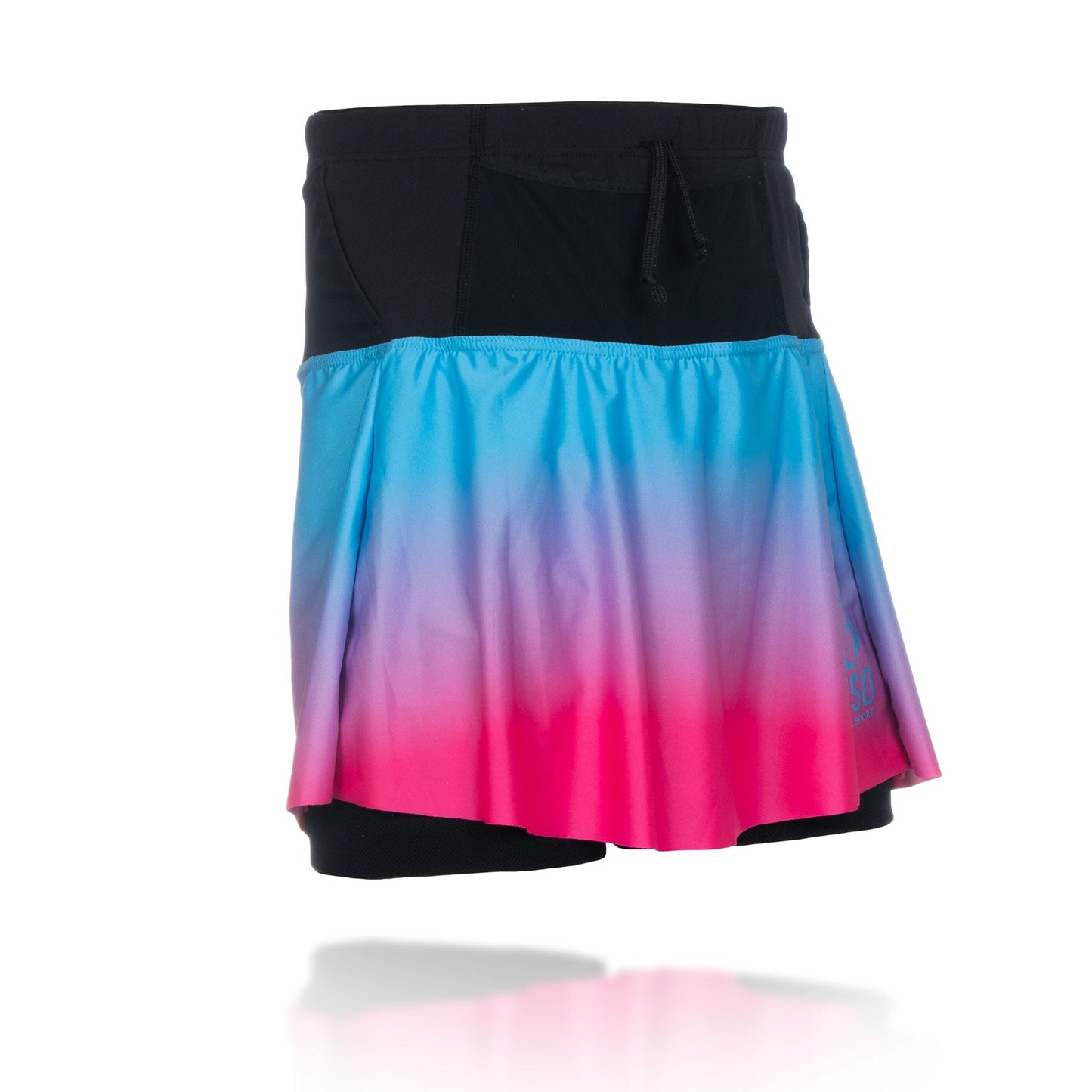 Falda mujer - Light Blue & Fluo Pink