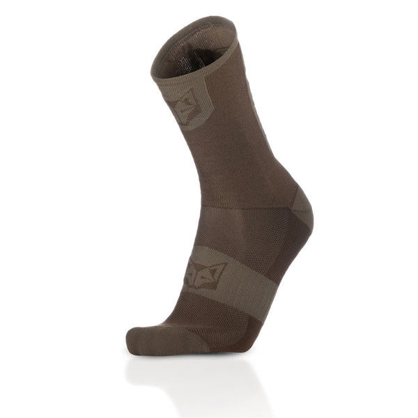 Calcetines de Ciclismo High Cut - Coffee & Gold