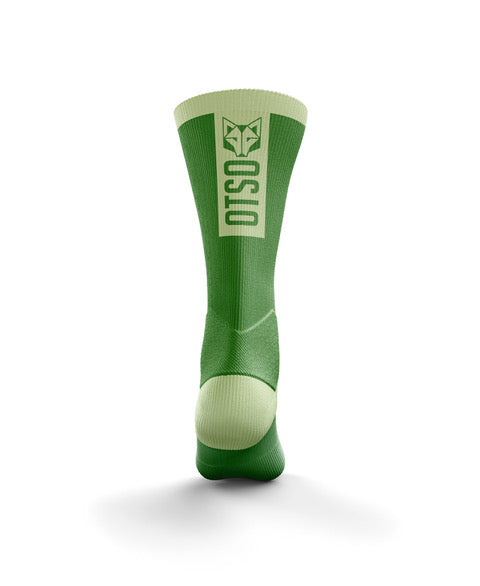 Calcetines de Ciclismo High Cut - Green Apple & Green Lime