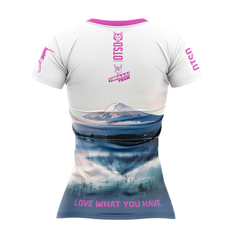 Playera manga corta mujer - Yepaaa Fuji Pink