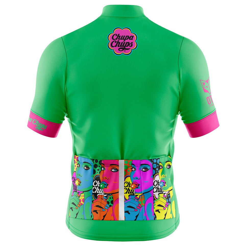 Maillot de ciclismo manga corta mujer - Chupa Chups Warhool