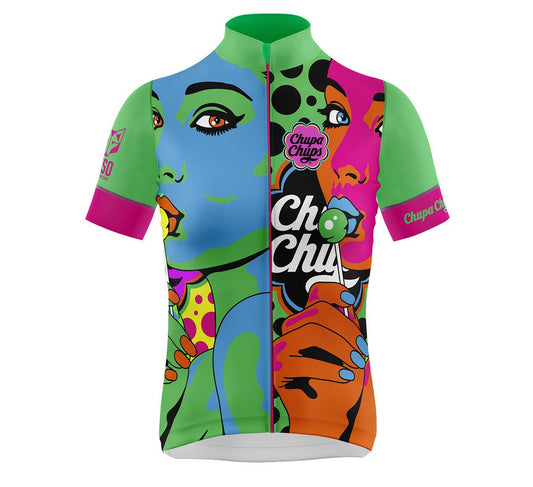 Maillot de ciclismo manga corta mujer - Chupa Chups Warhool