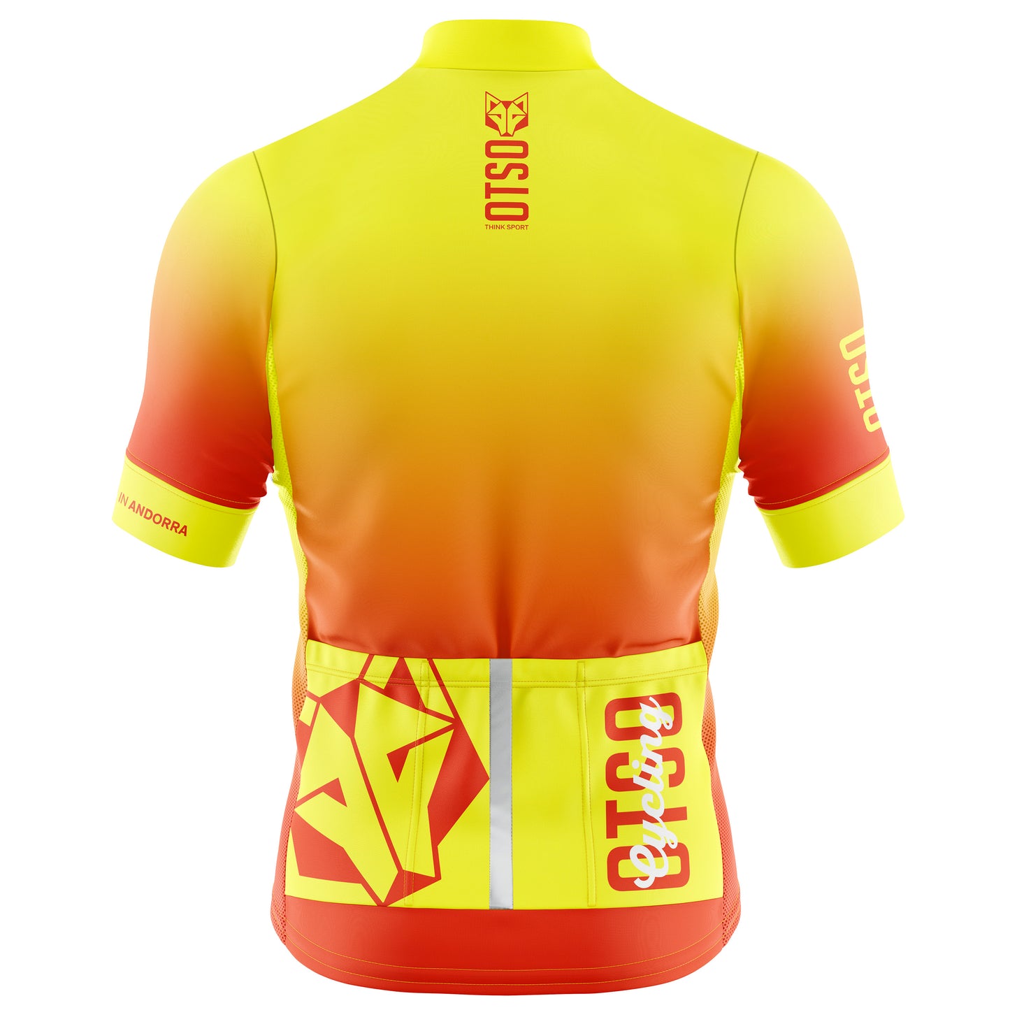 Maillot de ciclismo manga corta mujer - Fluo orange