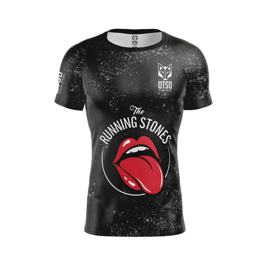 Playera manga corta hombre - Running Stones
