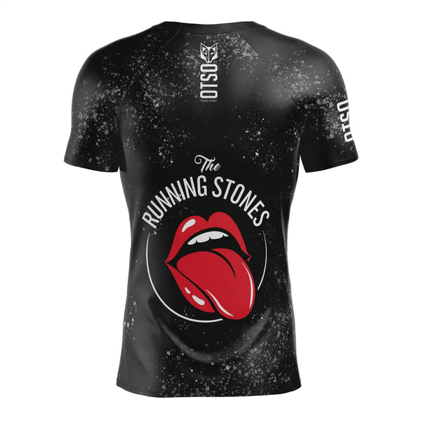 Playera manga corta hombre - Running Stones