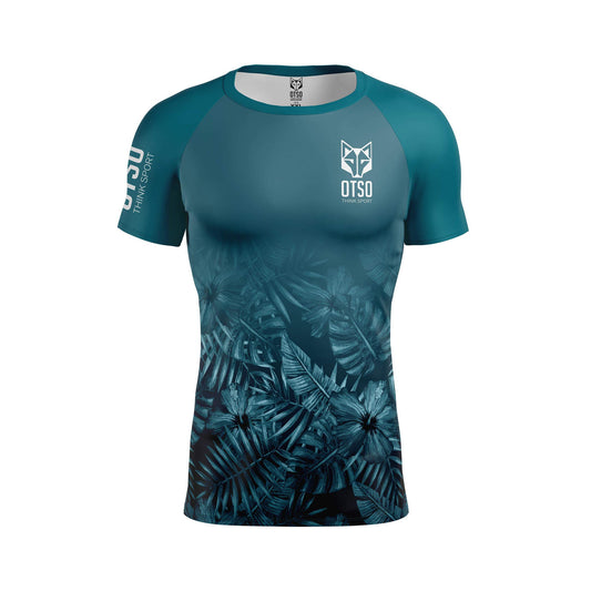 Playera manga corta hombre - Tropical Green