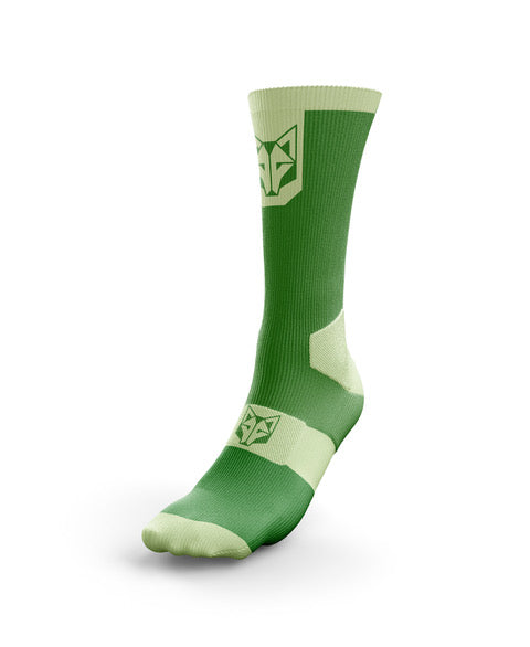 Calcetines de Ciclismo High Cut - Green Apple & Green Lime