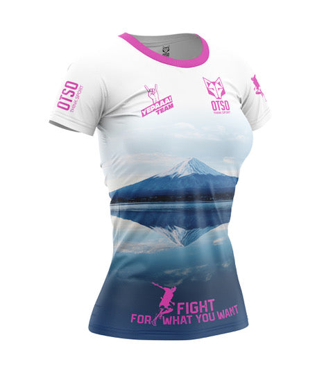 Playera manga corta mujer - Yepaaa Fuji Pink
